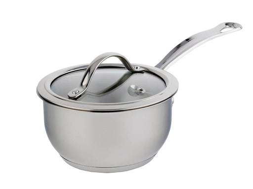 Meyer - Nouvelle Saucepan, 1.1L, Stainless Steel, with Tempered Glass Lid 8506-14-11