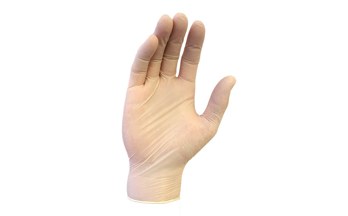 Suretouch® Disposable Latex Glove Powder Free Small White 900SCPFS 100/1BX*