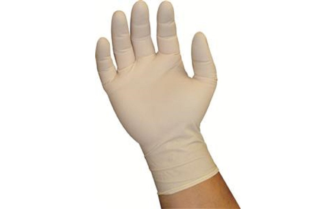 Suretouch® Disposable Latex Glove Powder Free Small White 900SCPFS 100/1BX*