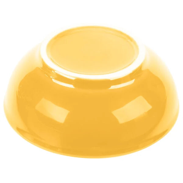 Libbey Cantina 18 oz. Saffron Uncarved Porcelain Oatmeal Bowl - 903044003  12/Case*