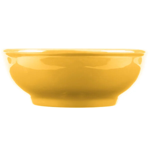 Libbey Cantina 18 oz. Saffron Uncarved Porcelain Oatmeal Bowl - 903044003  12/Case*