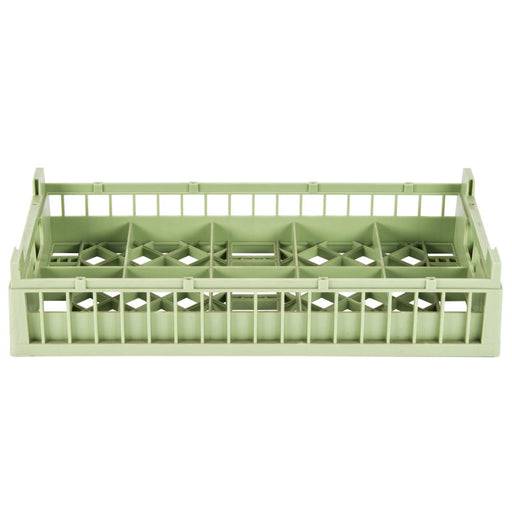 Vollrath  Signature Half-Size Light Green 10 Compartment 4 1/8" Tall Cup Rack 52806*
