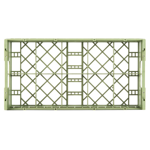 Vollrath Signature Half-Size Light Green 10 Compartment 4 1/8