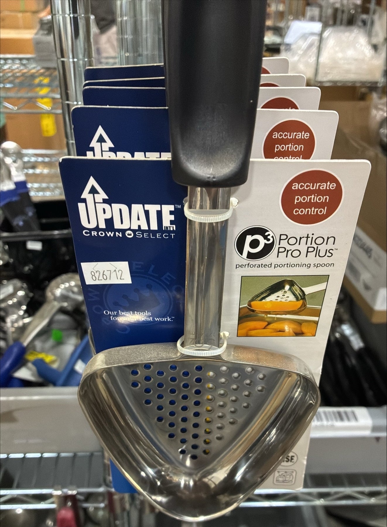 Update Portion Spoon 6 oz Perforated 947366 - 1/1EA*