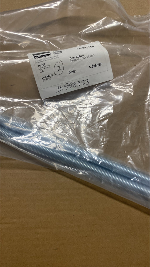 Champion Door Spring, Undercounter 512122 - 1/1EA*