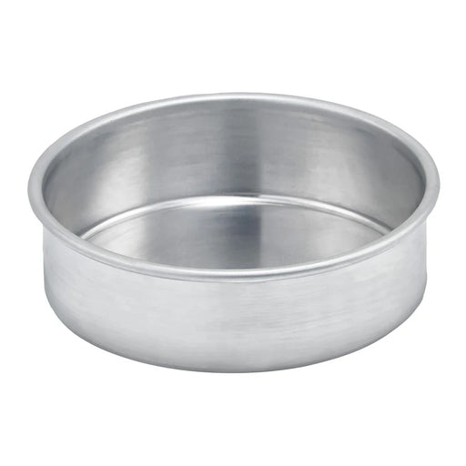 Winco Round Layer Cake Pan, 6" Dia x 2" H, Aluminum ACP-062