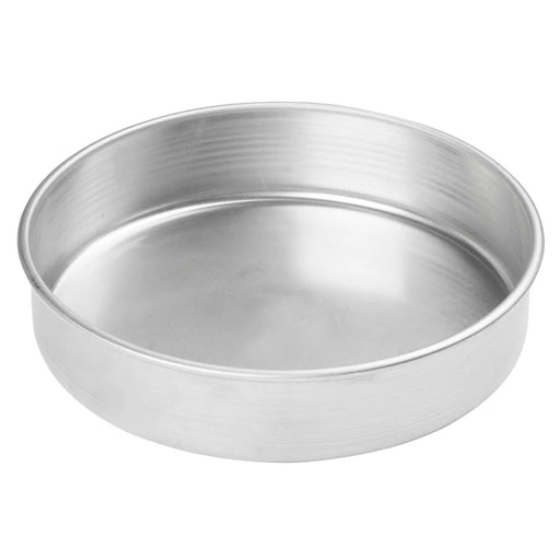 Winco Round Layer Cake Pan, 9" Dia x 2" H, Aluminum ACP-092