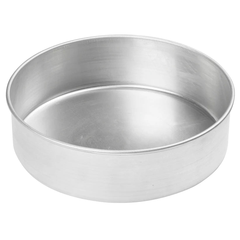 Winco Round Layer Cake Pan, 12" D x 3" H, Aluminum ACP-123