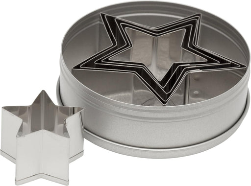 Ateco  6-Piece Graduated Star Cookie Cutter Set 7805
