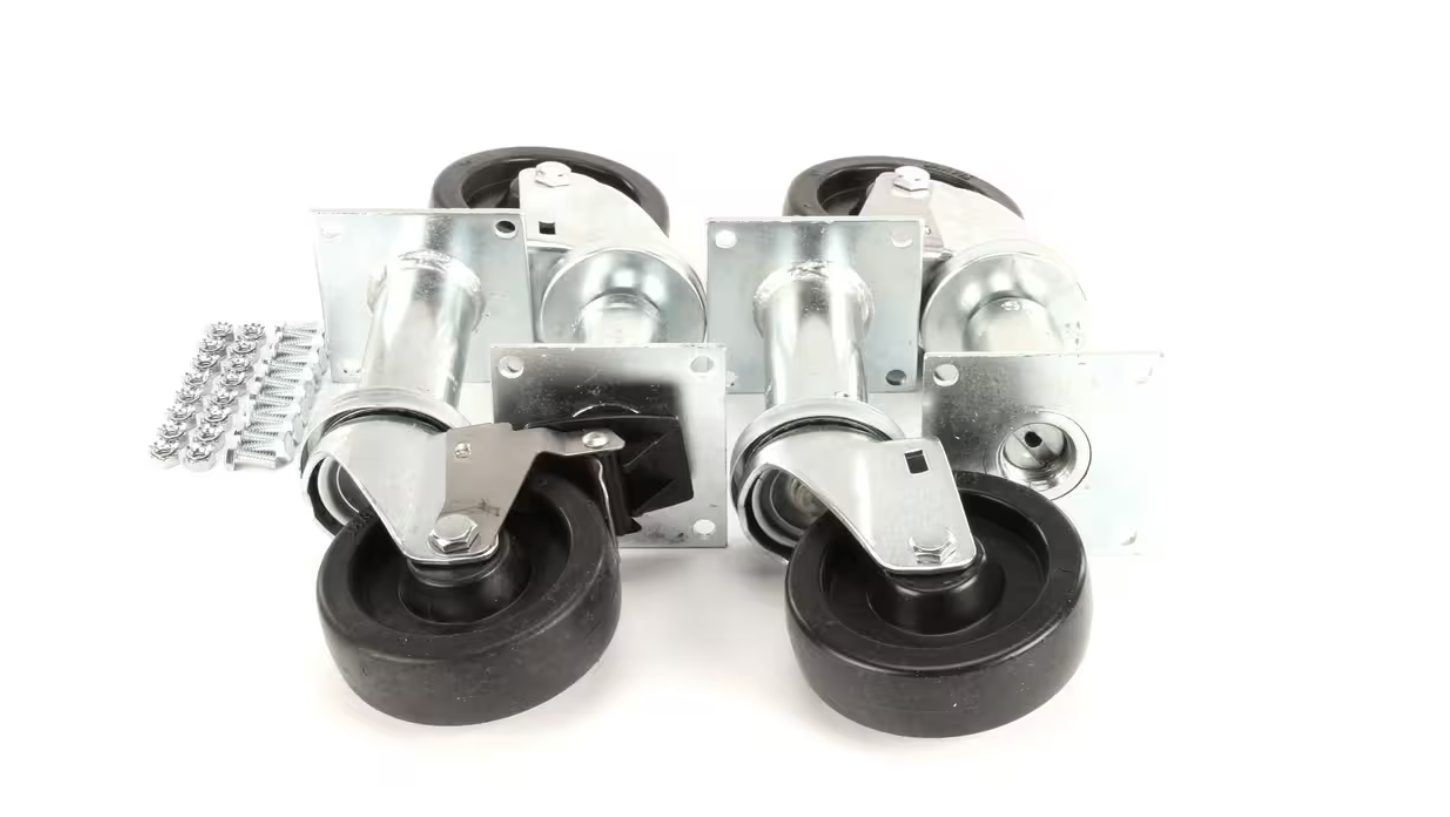 Pitco Caster with Hardware, 9" B3901504  Pack of 4*
