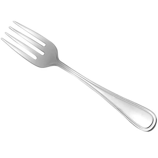 Oneida New Rim II 6 3/8" Stainless Steel Heavy Weight Salad / Dessert Fork B914FSLF - 12/1EA