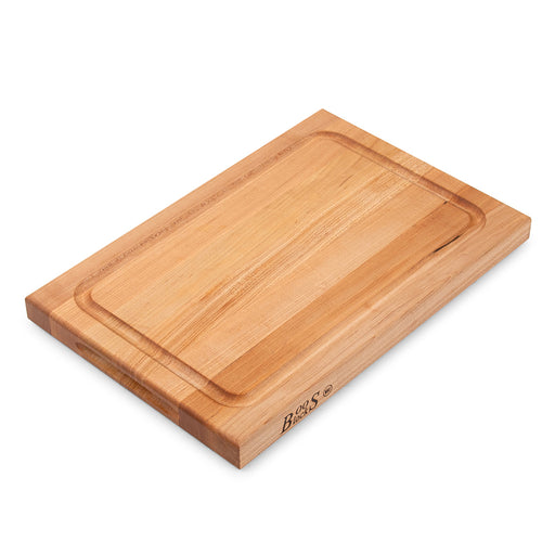John Boos Maple BBQ Cutting Board with Juice Groove 1-1/2" Thick (BBQBD)