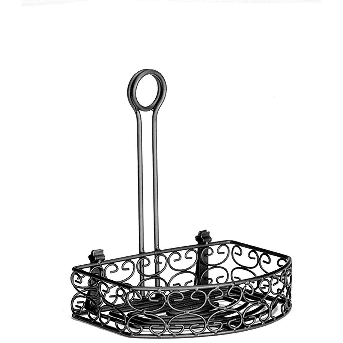 Tablecraft Versa Condiment/Bottle Rack Black 10