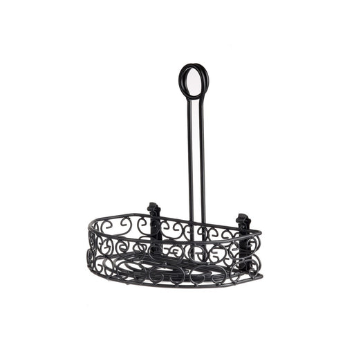 Tablecraft Versa Condiment/Bottle Rack Black 10" BK2595 1/1EA