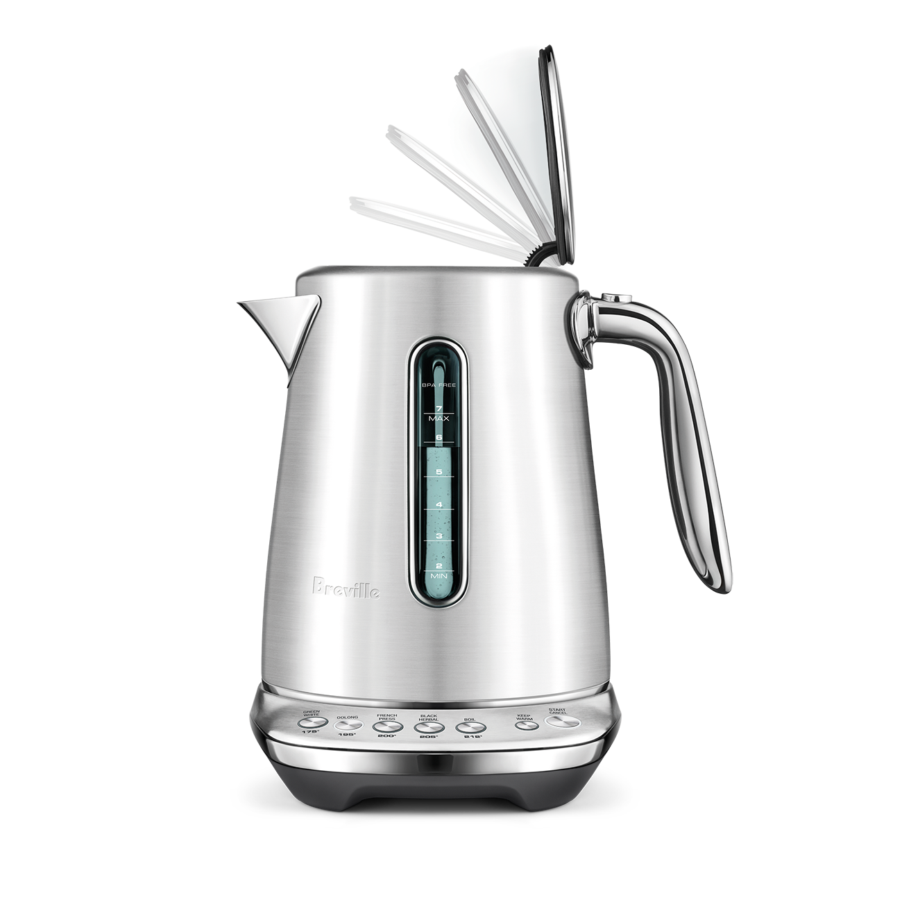Breville - Smart Kettle, Stainless Steel, Luxe  BKE845BSS1BCA1