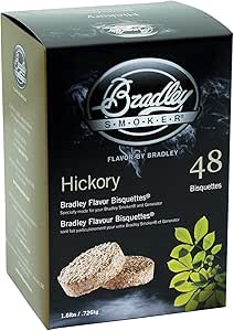 Bradley - Bisquettes Hickory 48Pk BTHC48 - 1/1EA