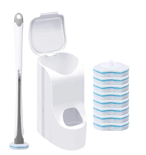 Globe Bowl Boss™ Touch-Free Toilet Scrubber Starter Kit - Full Kit / White 4020K 1/1EA