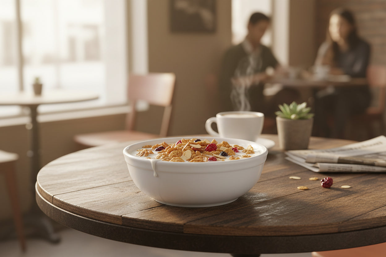 Browne - Palm Cereal Bowl, 15 oz, White, 563952 - (Case of 36)
