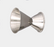 Browne - Double Jigger 1 oz Stainless Steel 1290 - 1/1EA