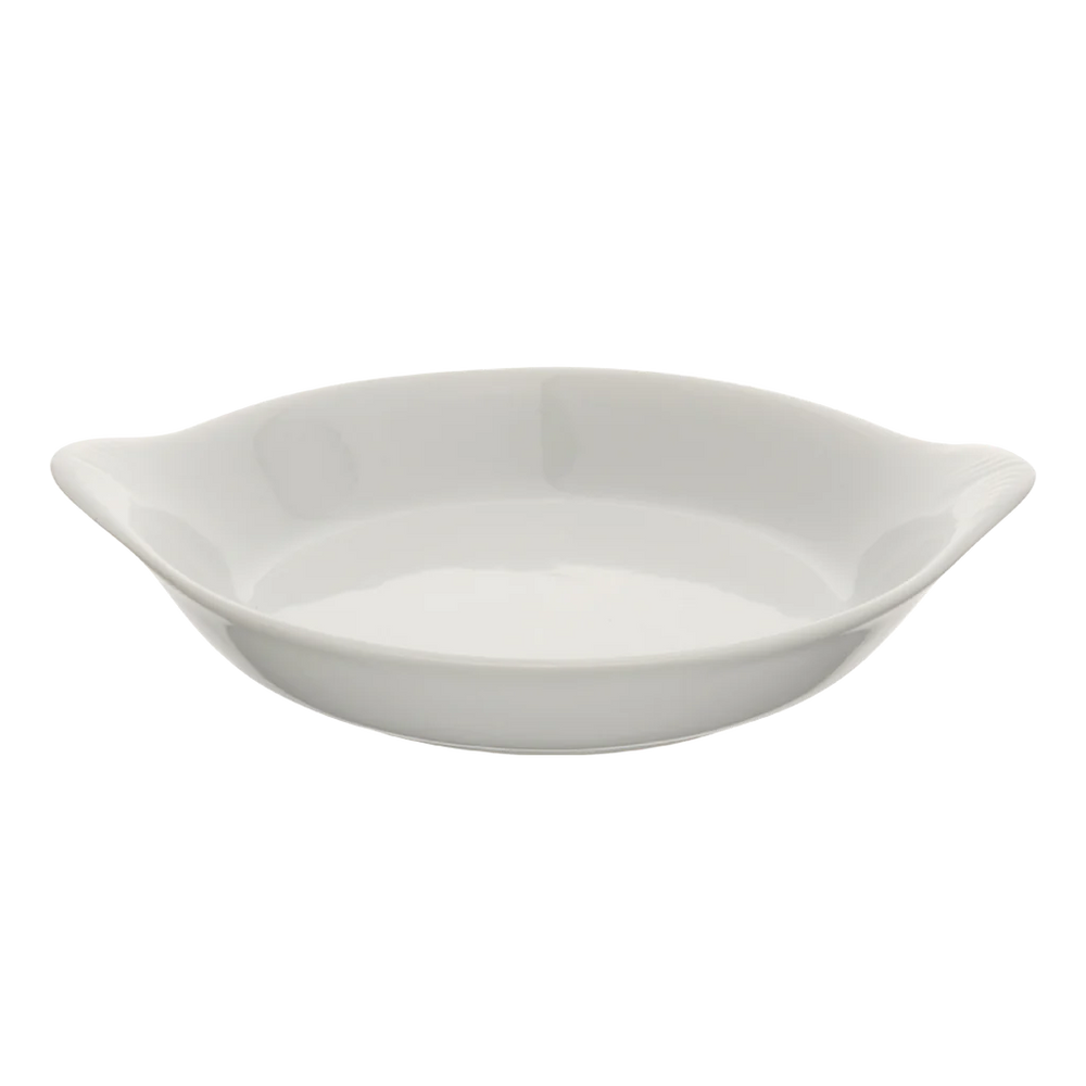 Browne - Au Gratin Dish, 10 oz, White, 564010W - 1/1EA