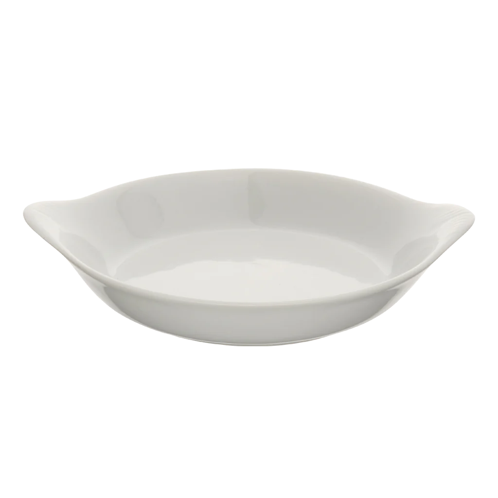 Browne - Au Gratin Dish, 10 oz, White, 564010W - 1/1EA
