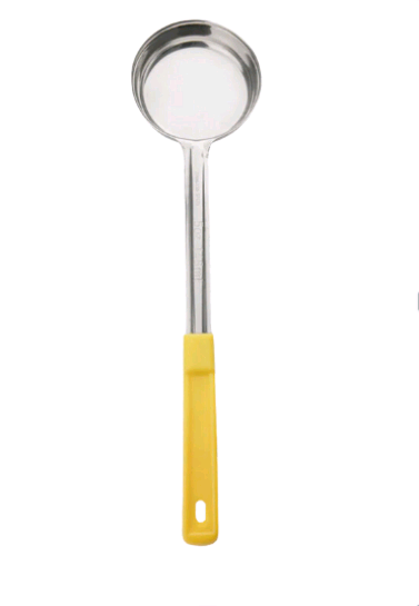 Browne - Solid Portioner, 4 oz, Yellow, 5757450 - 1/1EA