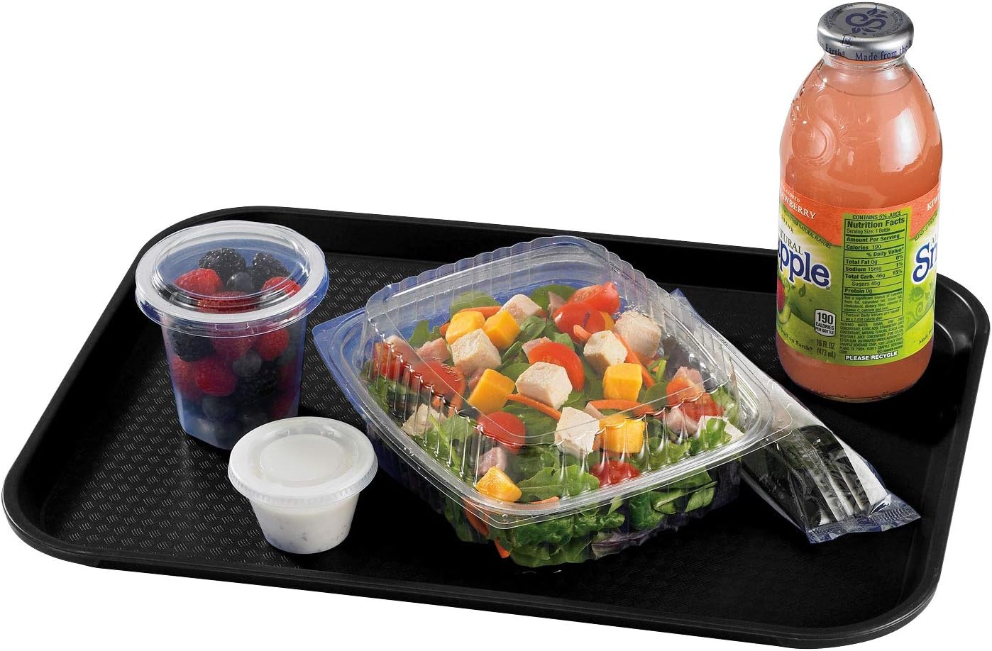 Cambro Fast Food Tray Black 11 7/8