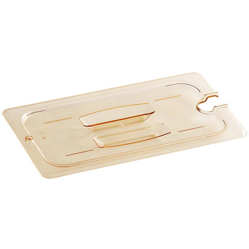 Cambro - Lid Notched Amber 1/3 Size High Heat 30HPCHN150 - 1/1EA