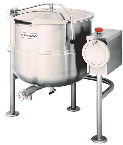 Cleveland Direct Steam 80-gallon 2/3 Jacketed Steam Kettle, Tilting Tri Leg KDL80