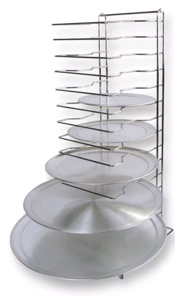Winco - Pizza Rack, Stainless Steel, 15 Tier, Countertop, APZT-1015 - 1/1EA