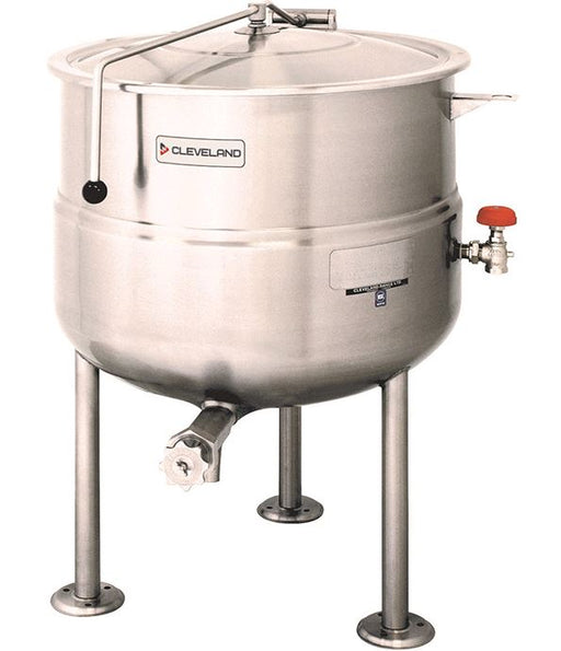 Cleveland Direct Steam 100-gallon 2/3 Jacketed Steam Kettle, Stationary Tri Leg KDL100