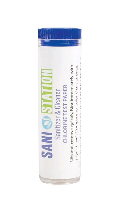 San Jamar Chlorine Sanitizer Test Strips 10-200ppm SANISTRIPS