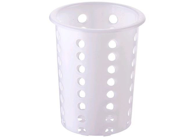 Winco Perforated Plastic Flatware Cylider FC-PL