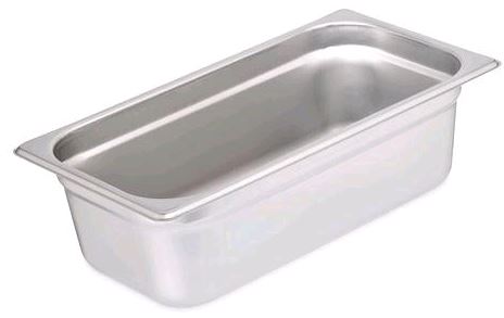 DVA Insert 1/3 size x 6" Perforated Stainless Steel 71693FP