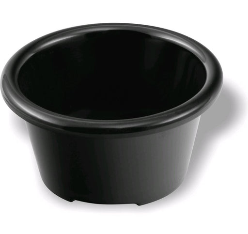 Carlisle - Ramekin 3 oz Black Melamine Smooth S28103 - 1/1EA