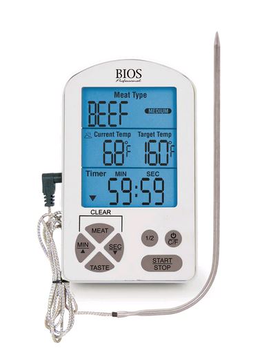 BIOS Premium Meat Thermometer & Timer DT362