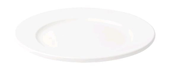 Browne - Foundation Round 10.75" Plate Wide Rim 5630110 - (Case of 12)