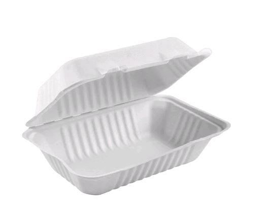 Globe Compostable Hinged Take Out Container 6010