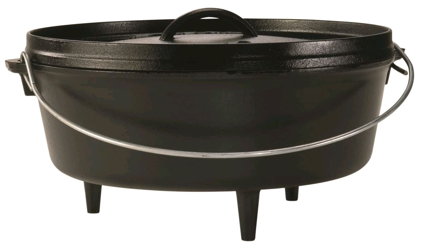Lodge 6qt Pre-Seasoned Camp Dutch Oven L12C03