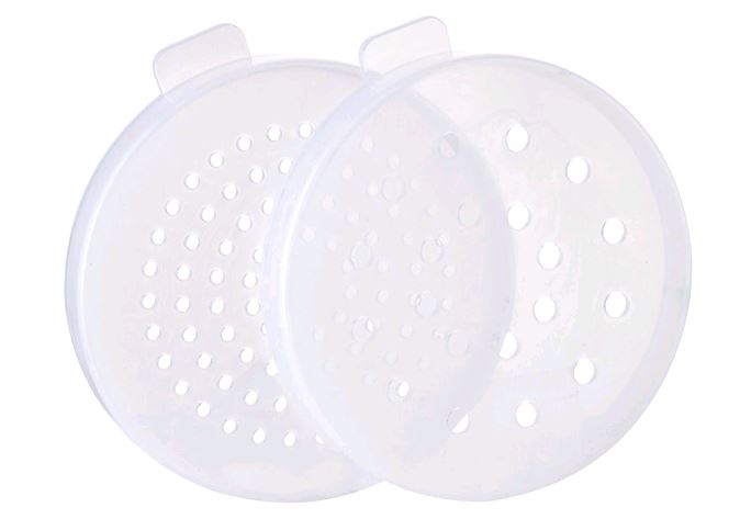 Winco 10 oz Dredge Set with 3 Clear Snap-On Lids PDG-10