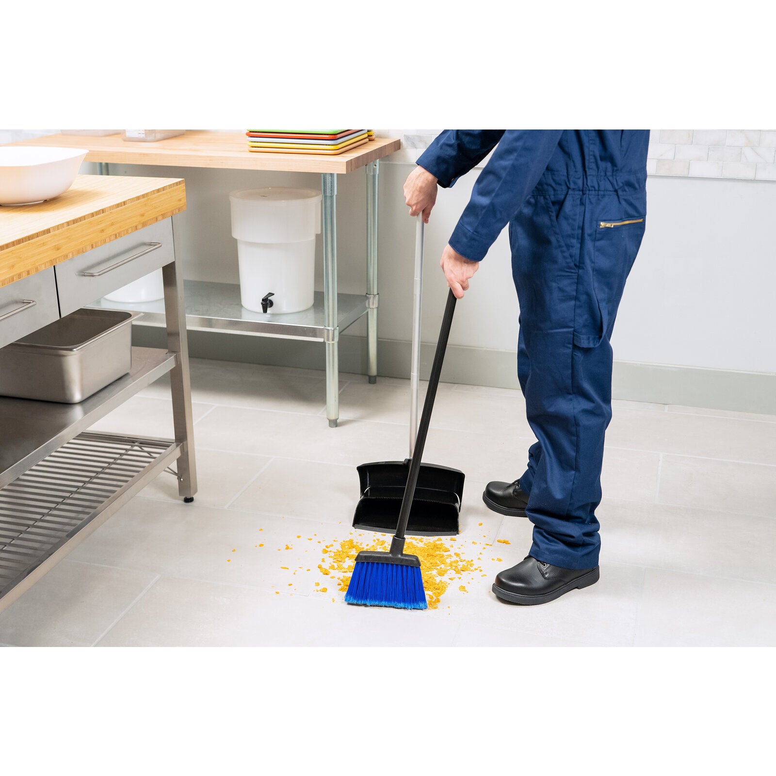 Carlisle Duo Sweep Flag Lobby Broom 30