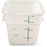 Carlisle Food Storage, Square, White, 4 Qt, 11961PE02