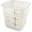 Carlisle Food Storage, Square, White, 4 Qt, 11961PE02