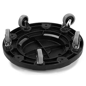 Carlisle Round Bronco Container Dolly Fits 20,32 44 & 55 Gal Containers 3691103
