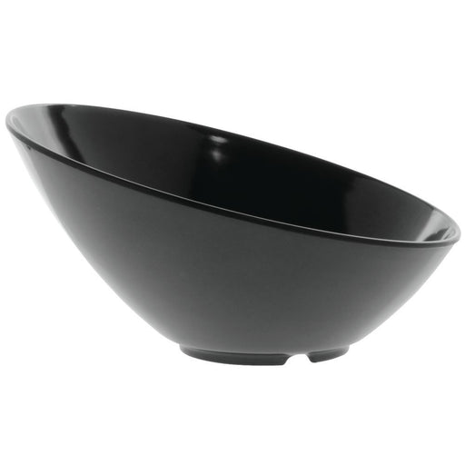 Cheforward Prevail Natural Edge Slanted Salad Bowl – Matte Black 10.9 x 10.4 x 4.7 - 15009245027