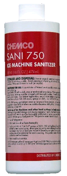 Chemco Sani 750 for Ice Machine (1PT) 02-15-1-01, Q945-06