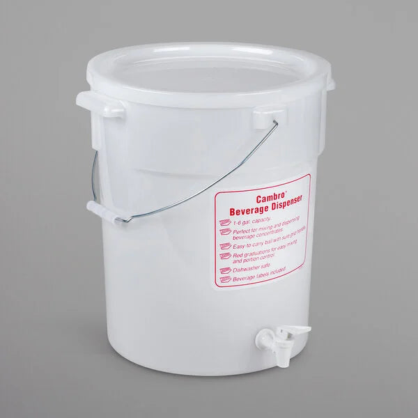 Cambro - 6 Gallon Beverage / Juice Dispenser DSPR6148 - 1/1EA