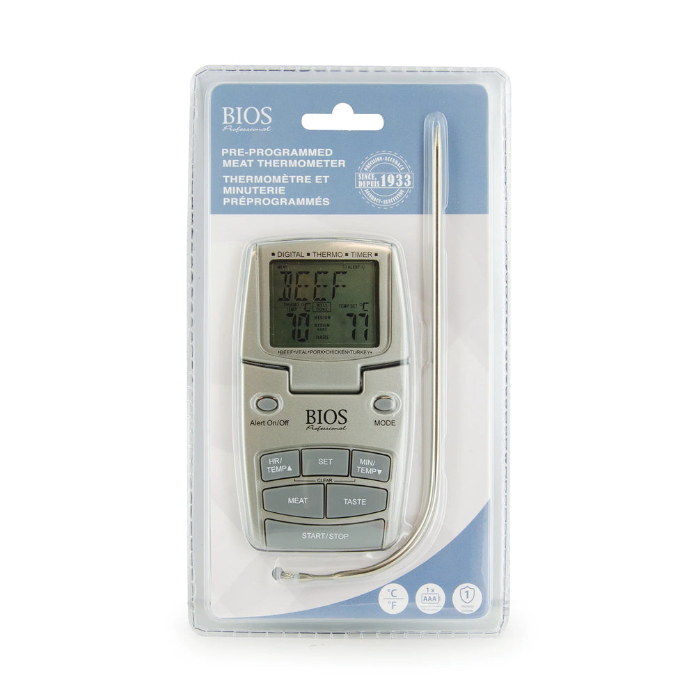 Bios Pre-Program Thermometer/Timer DT100 - 1/1EA