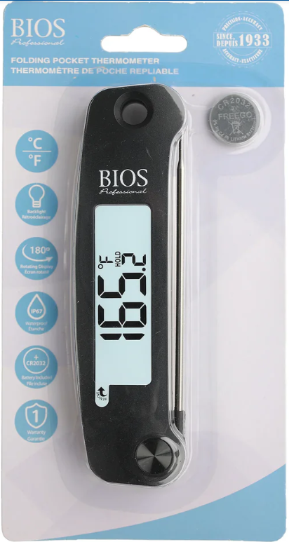 Bios Folding Pocket Digital Thermometer DT134 1/1EA