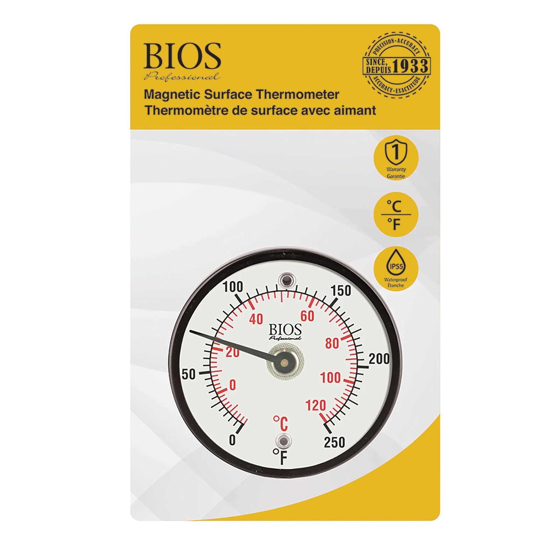 BIOS MAGNETIC SURFACE THERMOMETER DT500